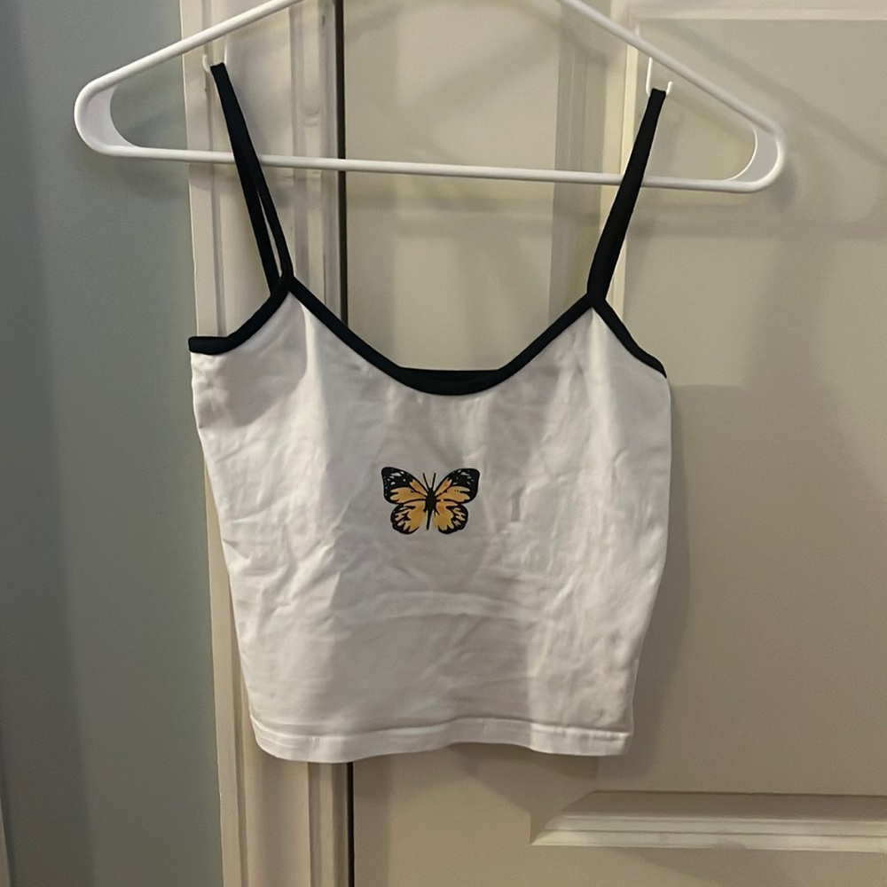 Butterfly tank top, crop top